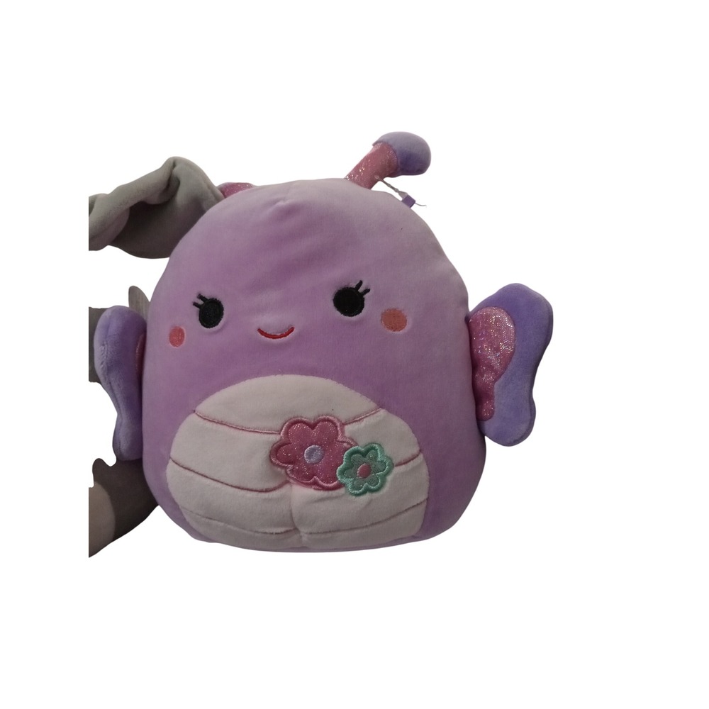 Squishmallows Brenda the Butterfly Purple Plush 8 Inch 2019 Soft Cuddly Gift Sen